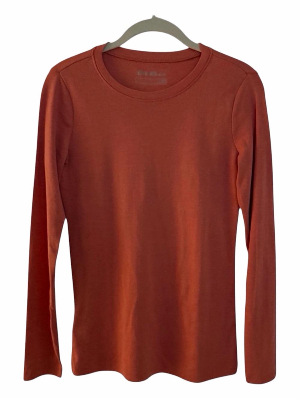 Eddie Bauer Dark Coral Long Sleeve Crewneck T-Shirt | Women’s Size Small - Picture 3 of 7